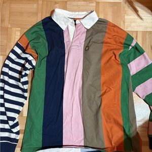 Multicolor Striped Rugby Shirt